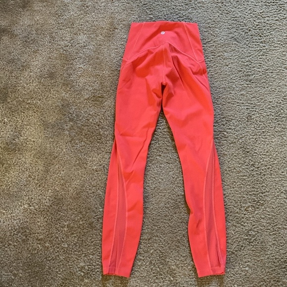 Lululemon Train Times HR Tight Coral Size 2 - Picture 2 of 7